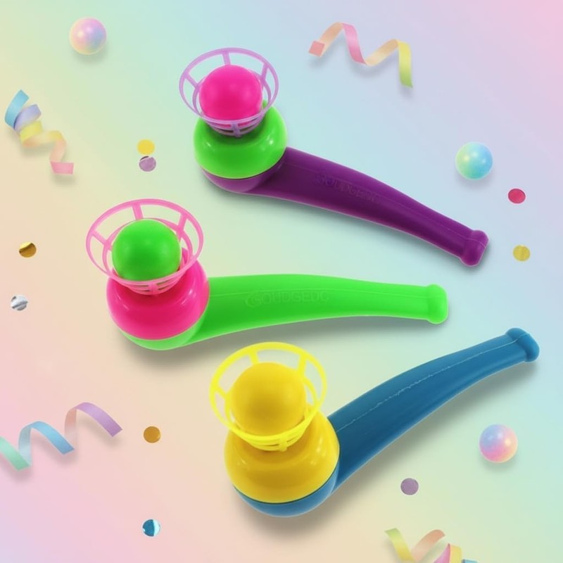 Colorful 3Pcs Floating Ball Blowing Set for Party and Skill Development gallery