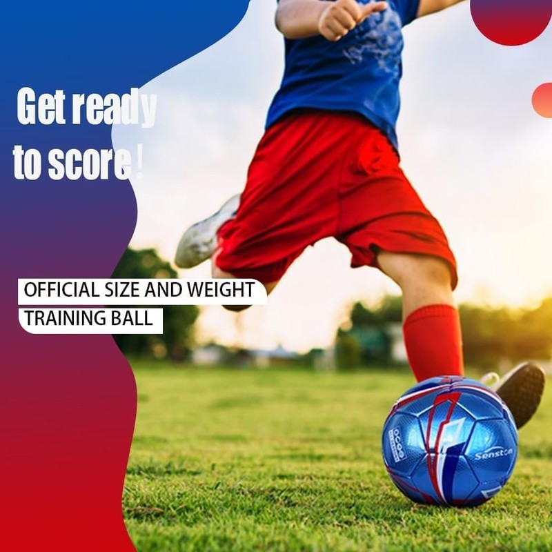 Soccer Ball Size 3 & Size 4 & Size 5 for Kids and Adult Official Match Traini... gallery
