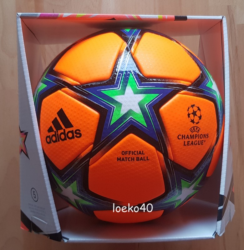 New Adidas Match Ball CL Finale 21 Power Orange Soccer Soccer Match Ball Pallone