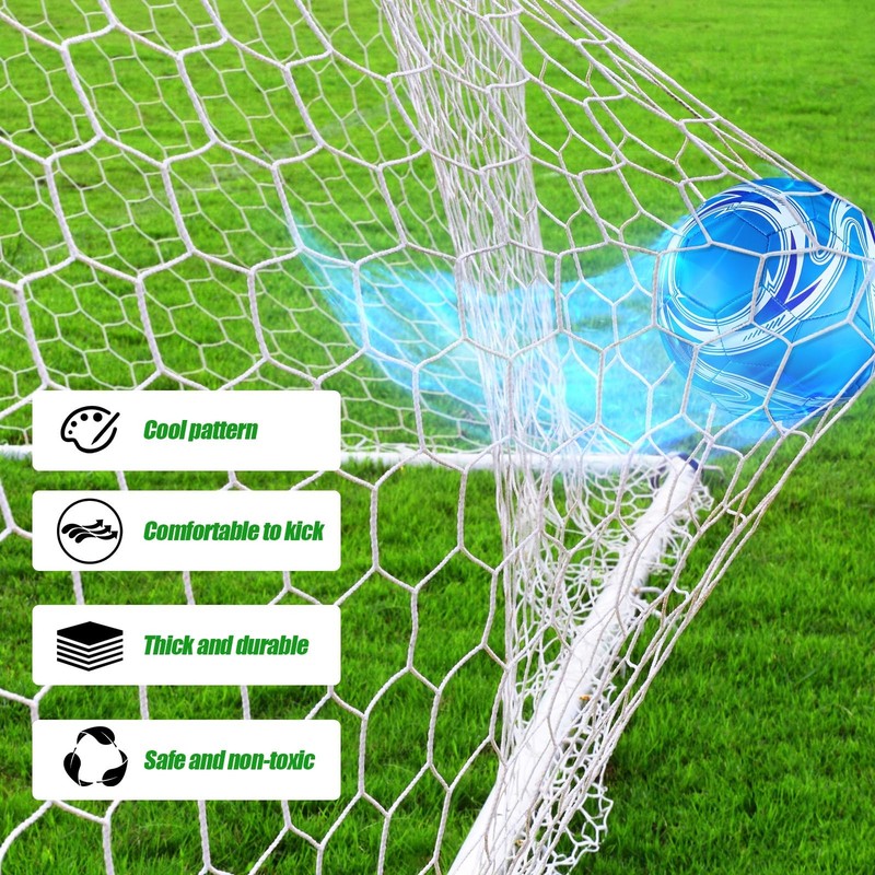 12 Pcs Deflated Soccer Balls Bulk with Pump Bag Operation Christmas Official ... gallery