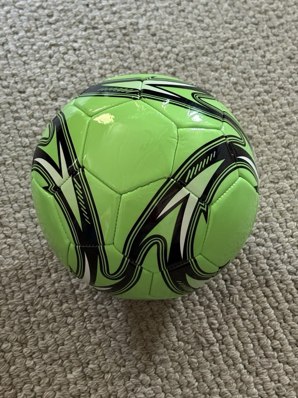 Western Star Soccer Ball Size 4 Green/black