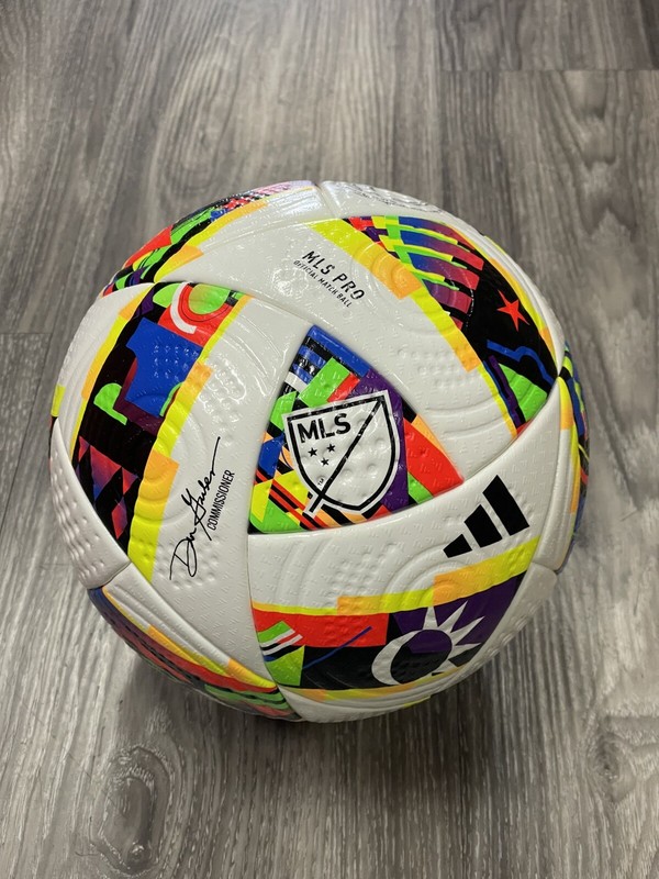 Adidas MLS Pro Official Match Ball 2024 Size 5 White/Multicolor