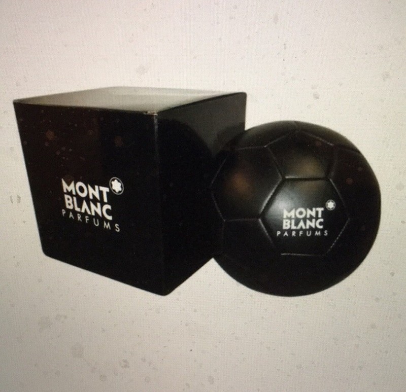 MONTBLANC SOCCER BALL STANDARD SIZE INFLATABLE NEW IN ORIGINAL BOX