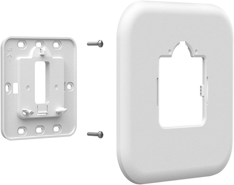 Large Cover Plate & Electrical Box Adaptor for T-Series Thermostats , White gallery