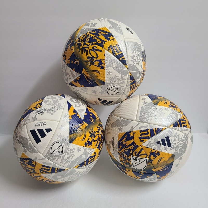 Adidas MLS Pro Official Soccer Match Ball 23/24 IA1015 Size 5 White Set Of 3
