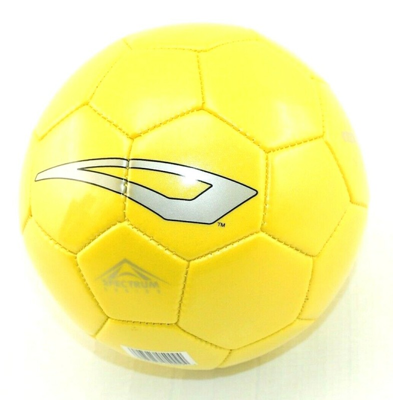 BRINE Mini Soccer Ball, 2002 Yellow – SIZE 1 – BCSPC1-Y Spectrum Series Football