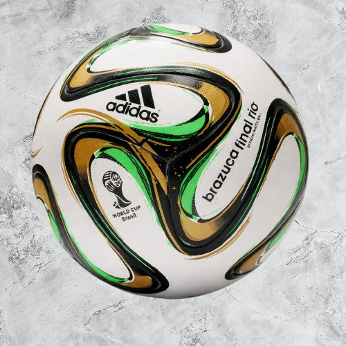 Adidas Brazuca Final Rio Soccer Match Ball | FIFA World Cup 2014 | OMB | Size 5