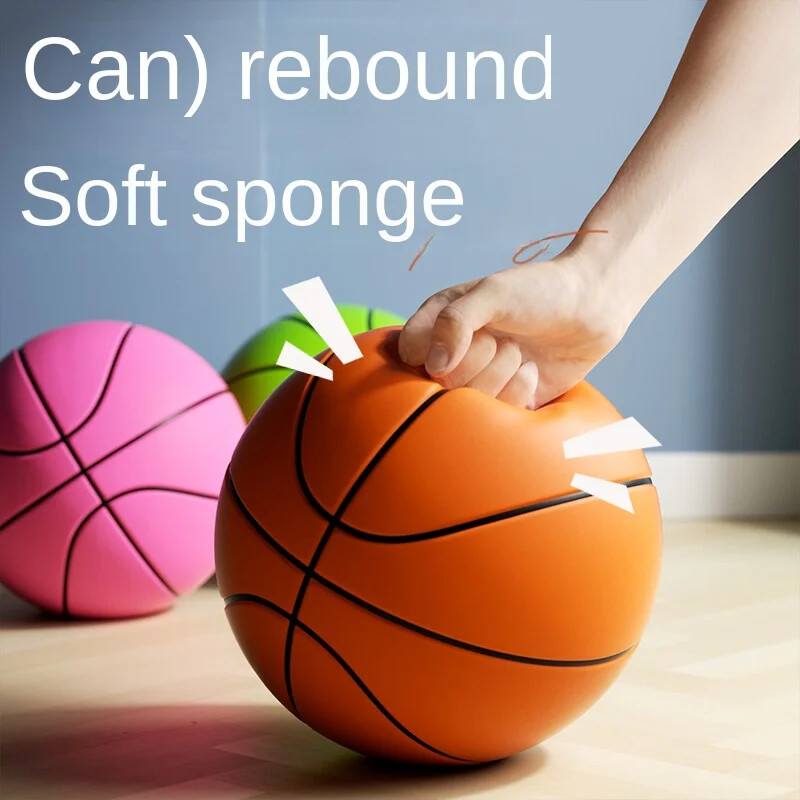 Indoor Silent Ball Children's Pat Ball Solid Sponge Does Not Drop Slag 24cm New gallery