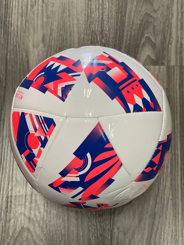ADIDAS MLS 24 TRAINING BALL SIZE 5 ONLY WHITE / SOLAR RED / GLOW BLUE gallery