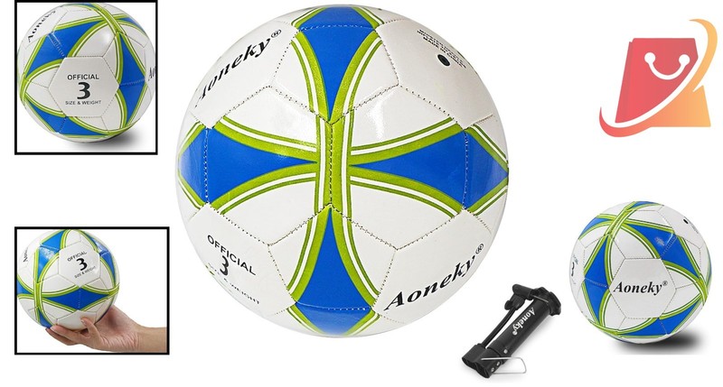 Soccer Ball Size 5 PVC Leather Eco-Friendly Pump Included Adult Recreational gallery