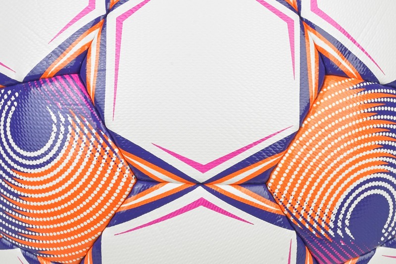 Select Numero 10 Turf Match Soccer Ball, White/Orange/Purple V25, Size 5 gallery