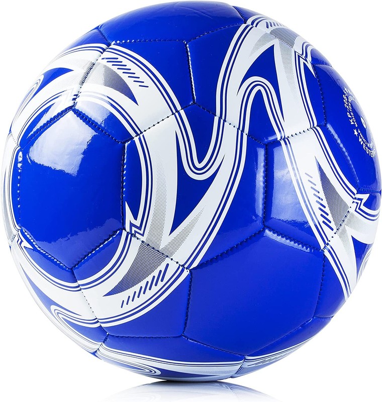 Soccer Ball Size 5 Western Star Official Match Game Ball Blue
