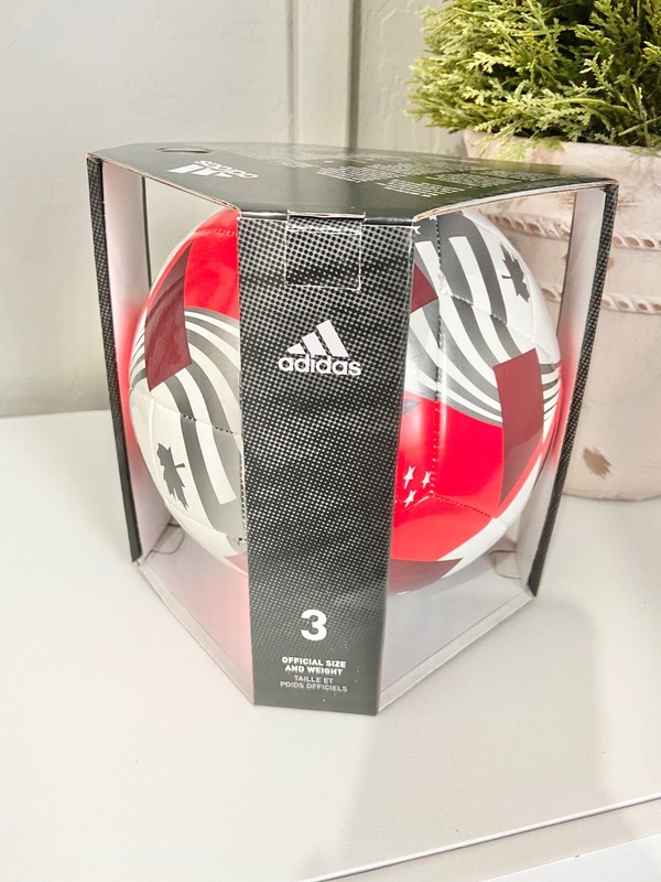 Adidas Soccer BALL MLS White/Orange/Red/Silver GU1556 SIZE 3 NWT