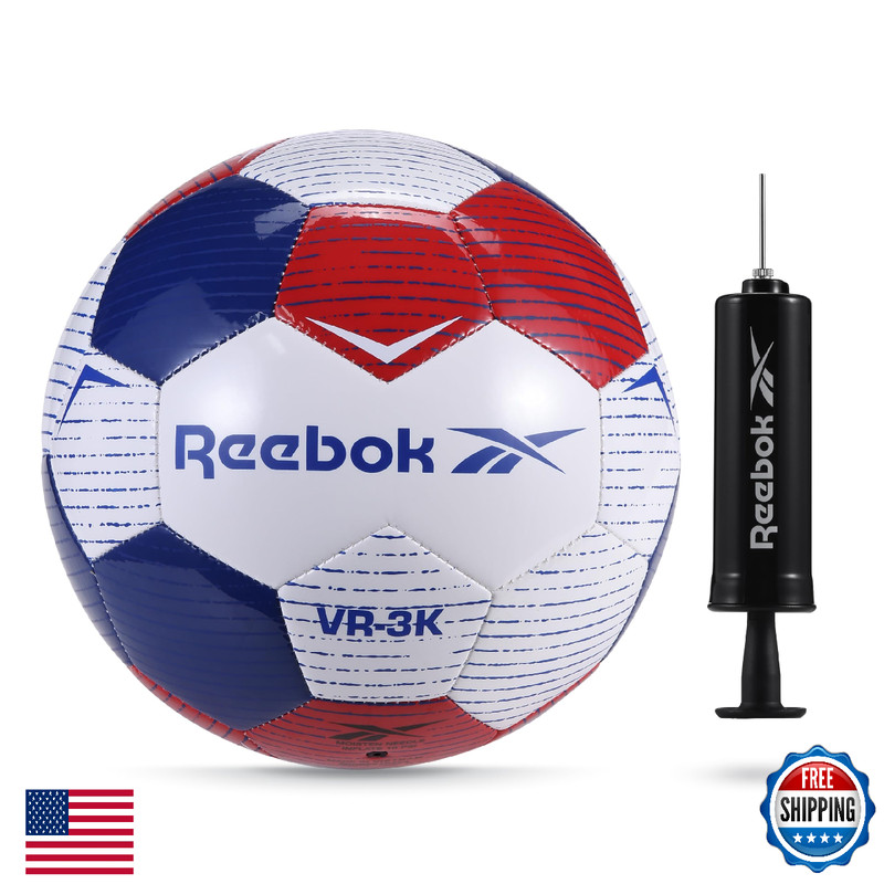 Reebok Recreational Soccer Ball TPU Composite Leather, Soft Touch