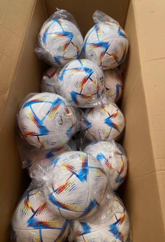 Adidas Al Rihla Balls Size 5 – Lot of 10 World Cup 2022 Soccer Bulk USA