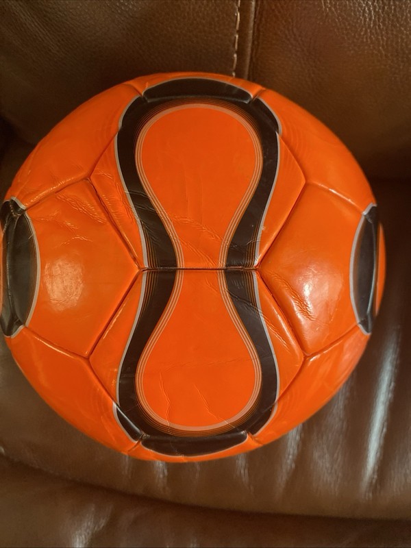 FIFA WC 2006 Adidas Teamgeist Powerorange Size 5 Soccer Ball FIFA APPROVED 202.F gallery