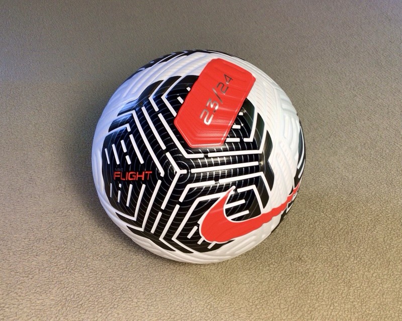 New! ($162 Retail) Nike Flight 23-24 Official Match Soccer Ball FIFA PRO Crimson