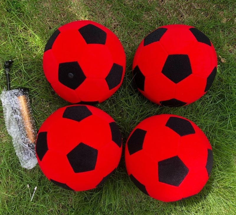 4 PCS Inflatable Sticky Soccer Ball Kick Darts Balls for Inflatable Dart Board