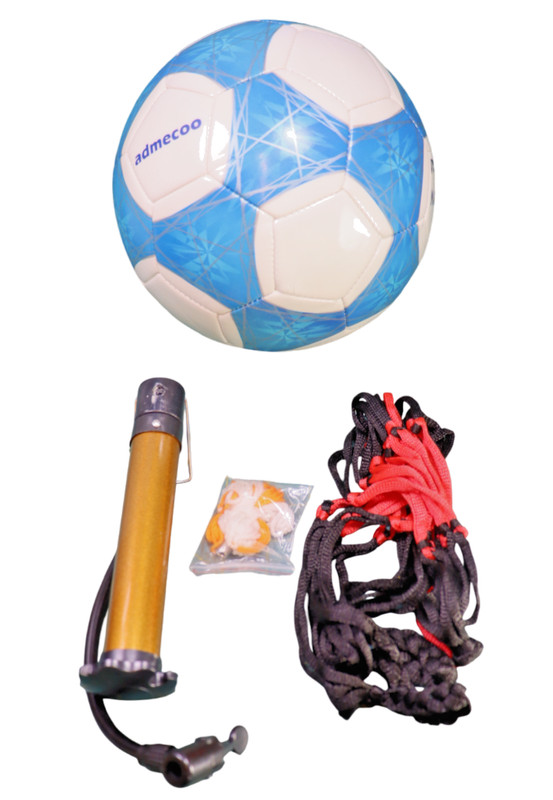 Admecoo Soccer Ball Size 5 Pump & Needle, Carry Net Bag, US Stock, Glows In Dark