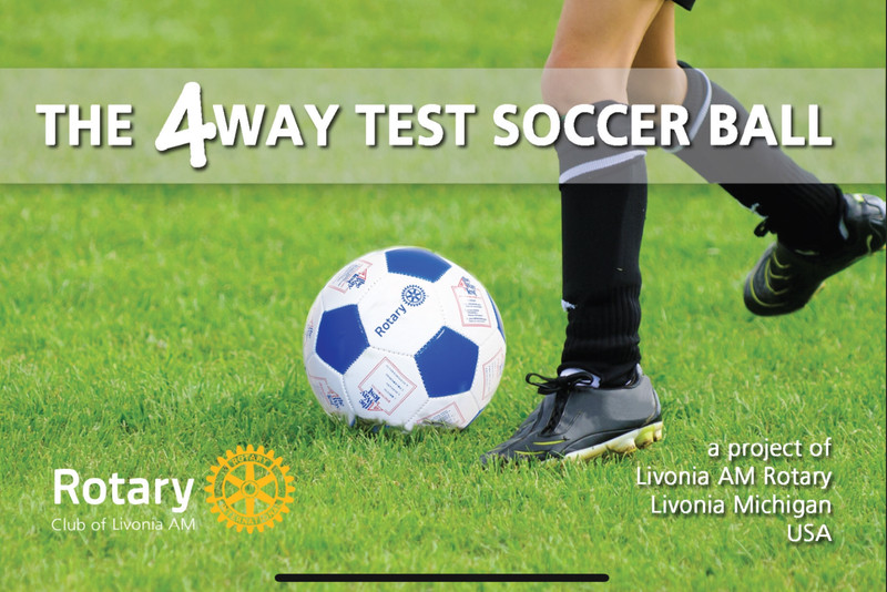 Rotary 4 Way Test Soccer Ball