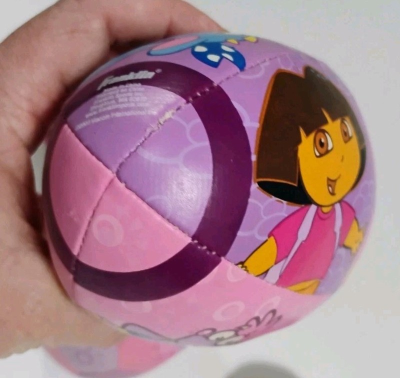 Vintage Franklin Dora Explorer Small Soft Balls Lot Soccer Football Baseball gallery