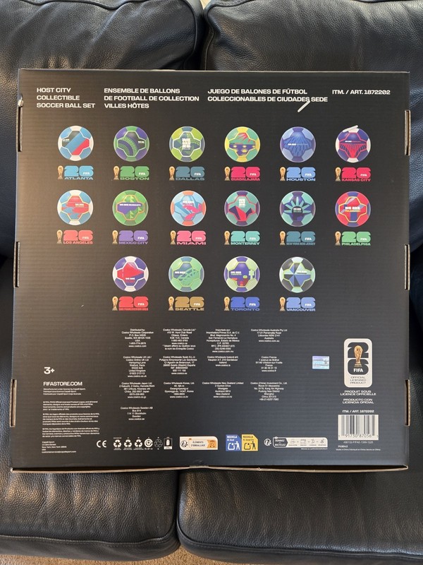 FIFA World Cup 2026 All 16 Host Cities Commemorative Mini Ball Set - USA SHIPPED gallery
