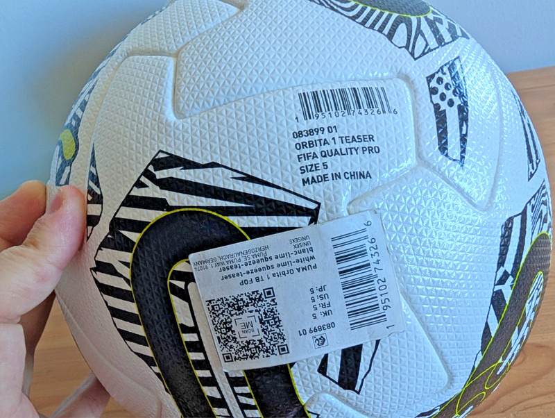 Puma Orbita FIFA Quality SPFL Pro Soccer Ball 084453-01 & 083899-01 Size 5 Set 2 gallery