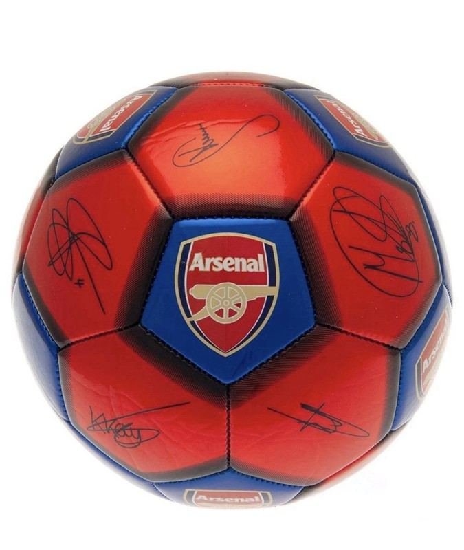 Arsenal FC Signature Soccer Ball Red Blue Team Football