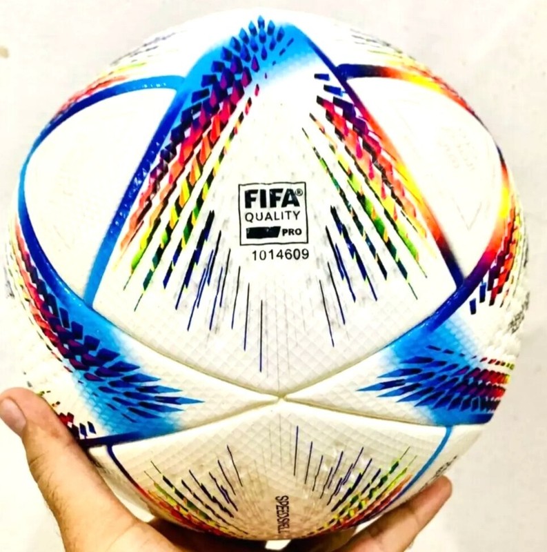Adidas Official FIFA WORLD CUP Qatar 2022 AL RIHLA Match Ball Pro Size 5 gallery