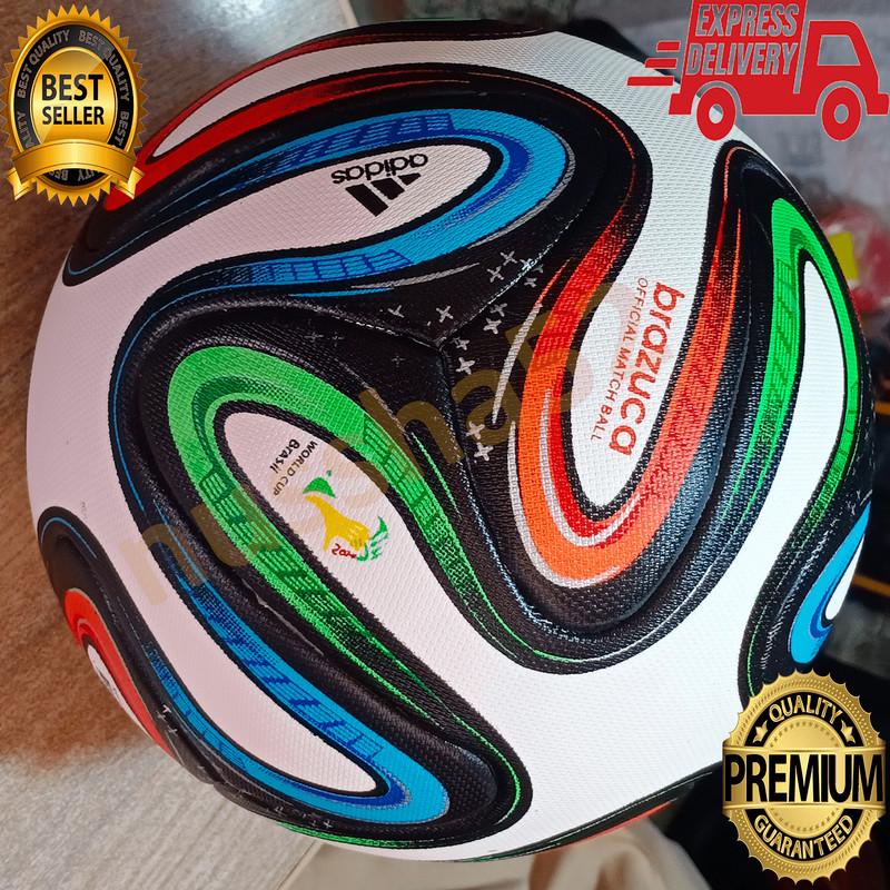 Brazuca 2014 FIFA World Cup Brazil Official Replica Soccer Match Ball Size 5