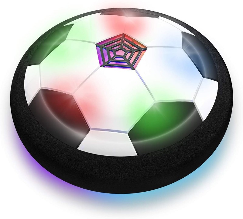 LED Hover Soccer Ball Air Power Training PlayingFootball Indoor Outdoor Game