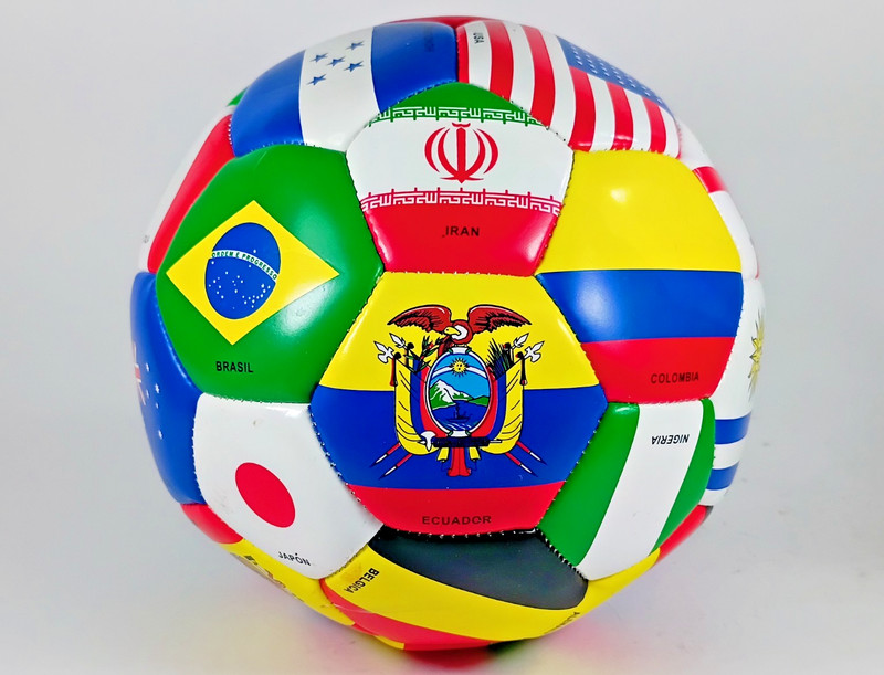 Official Size International 32 Country Flag Soccer Ball by ShureShot.