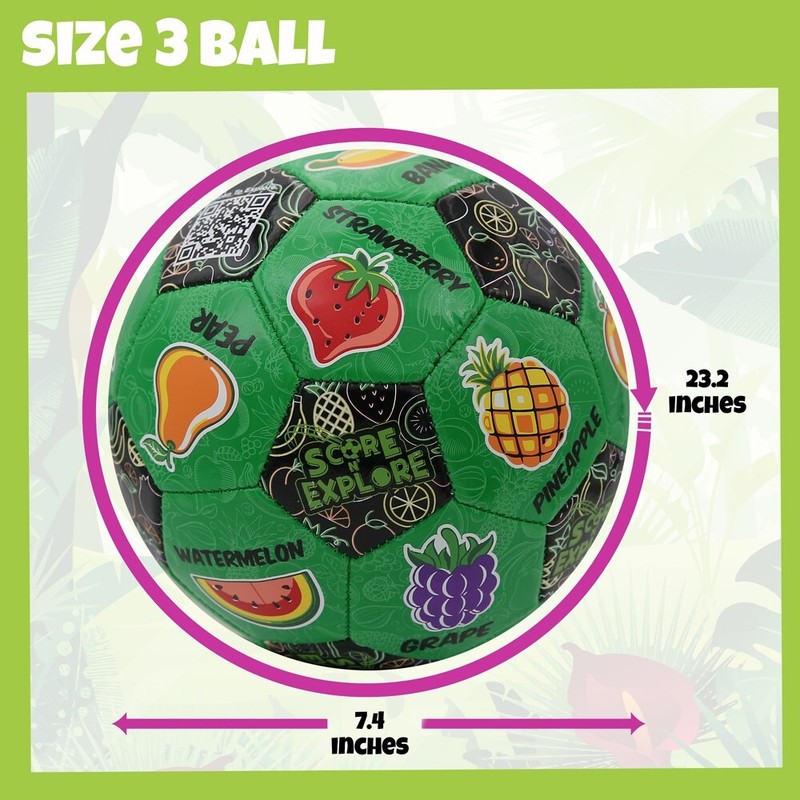 Score N' Explore Children's Learning Development Soccer Ball Fruit Explorer gallery
