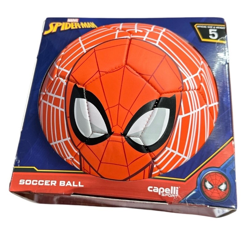 Marvel Spider-man Capelli Avengers Web Youth Kids Official Soccer Ball – Size 5