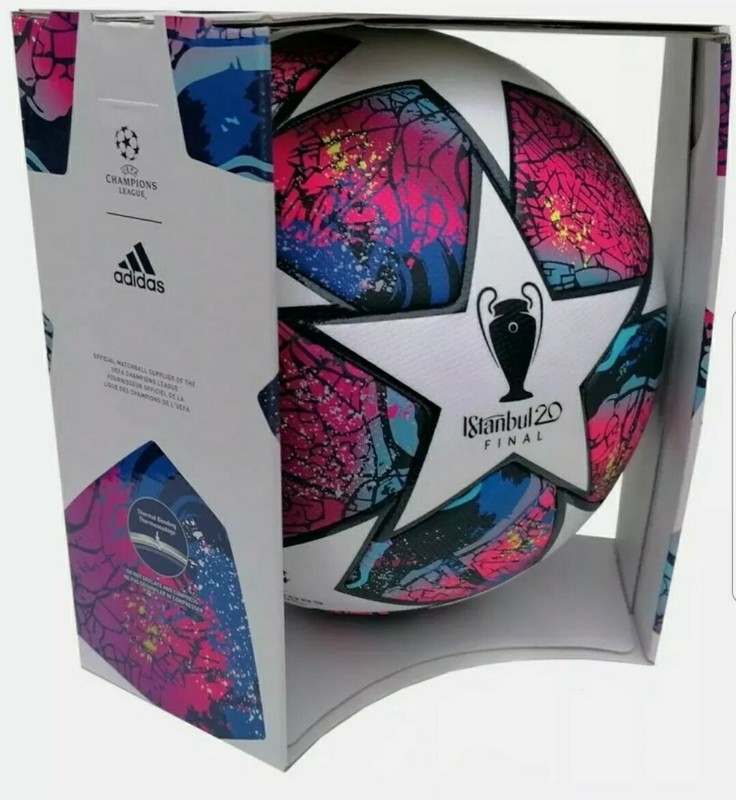 ADIDAS Champions league Istanbul OMB Fifa approved Soccer Ball Size 5 with BOX