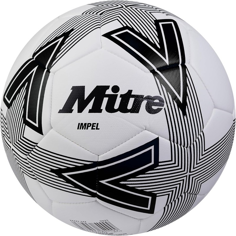 Impel L30P Football | Extremely Durable | Dimensionally Retaining Soccer, White/Sch...