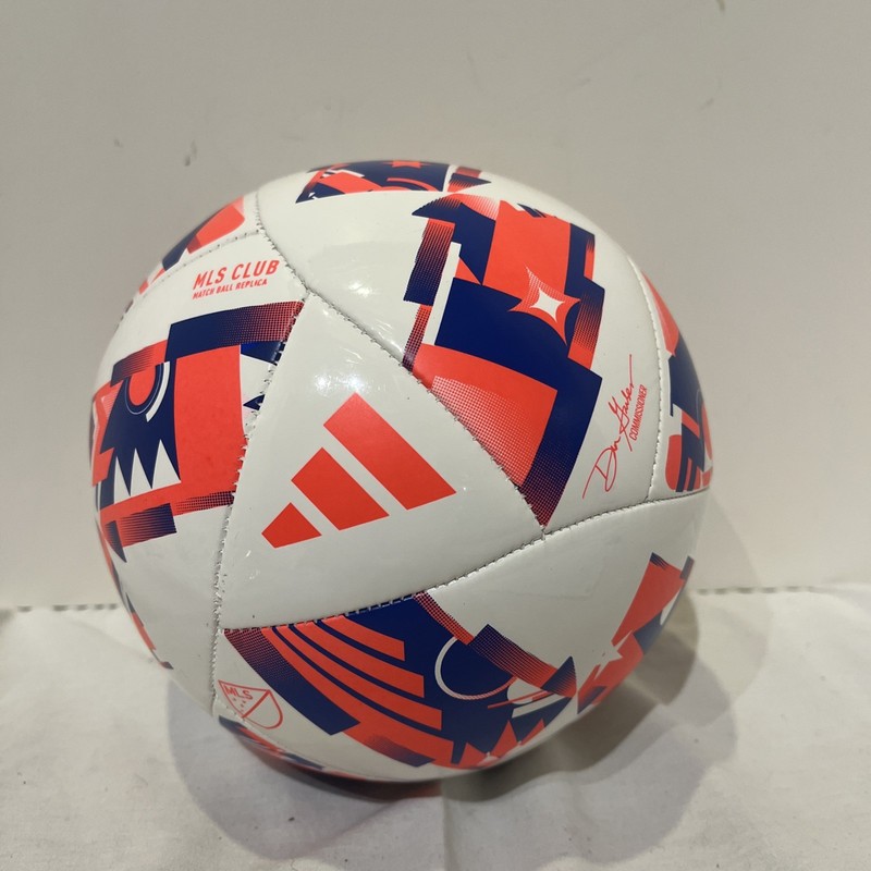 Adidas MLS Club Soccer Ball Match Ball Replica Size 3 Red Blue White