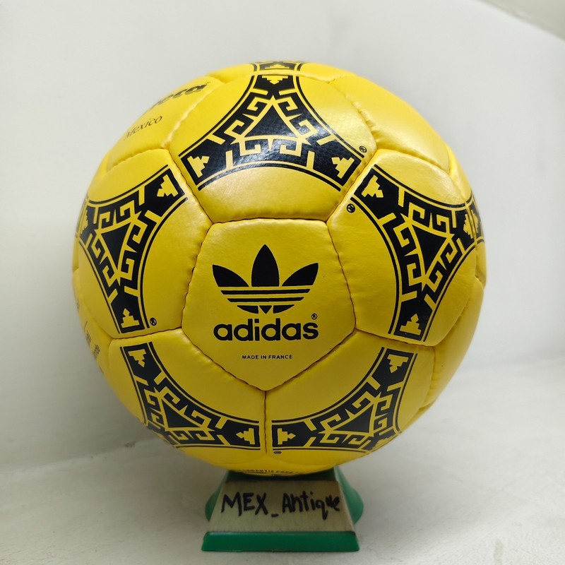 Adidas Azteca Mexico - Yellow Winter Ball - FIFA World Cup 1986 - Size 5 gallery