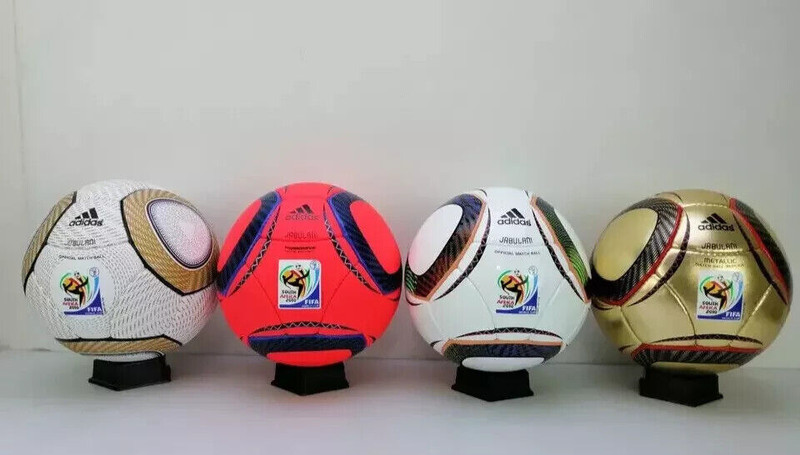 Adidas 4pcs Jabulani Official Match Ball FIFA World Cup 2010 Soccer Ball Size 5