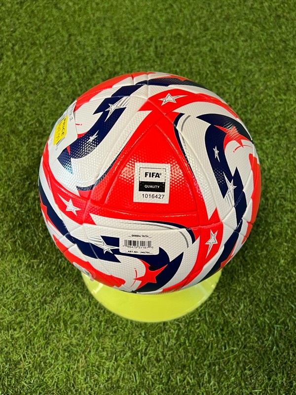 adidas World Cup 2025 Ball Size 5 White/Red/Blue gallery