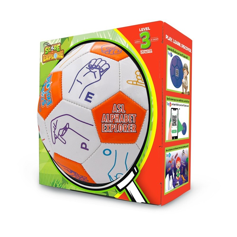 Children’s Learning Development Soccer Ball American Sign Language Explorer 2