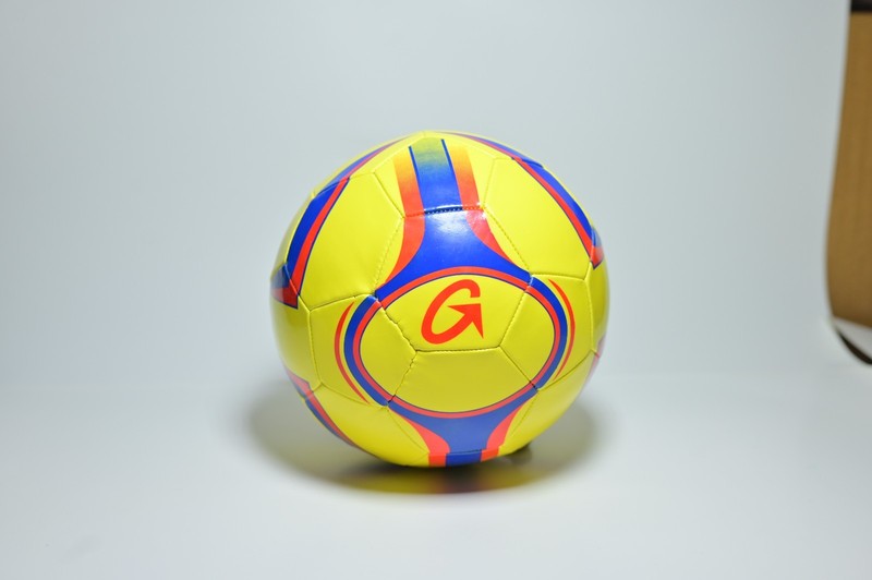 Soccer Ball Size 3 - Yellow Base - Perfect Gift for Kids (Age 2-8) gallery