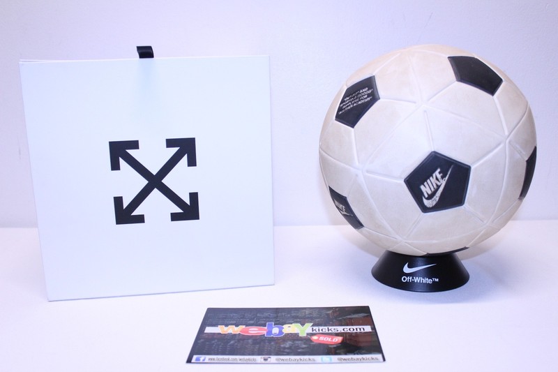 Nike Air Magia Off White Collection Football Soccer Ball Size 5 Brand New