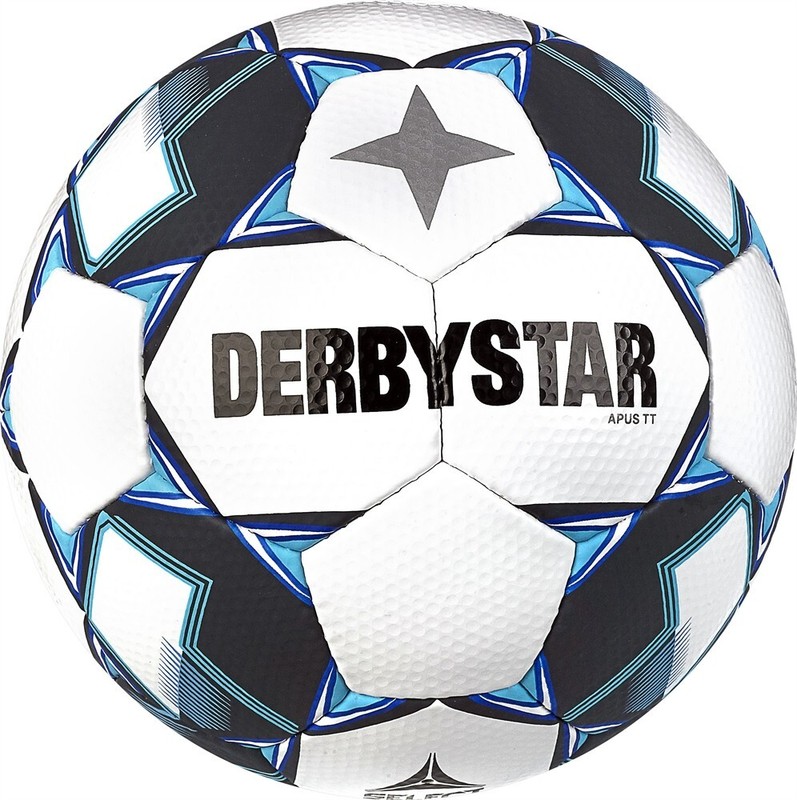 Derby Star APUS TT v23 Soccer Training Ball White Blue Size 5 1217500160