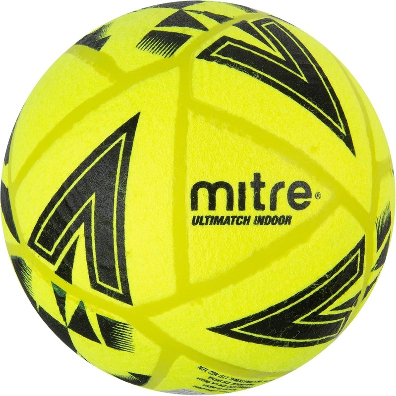 Ultimatch Indoor Soccer | Shape Retaining | Ball Soccer, Yellow/Black, 5 gallery