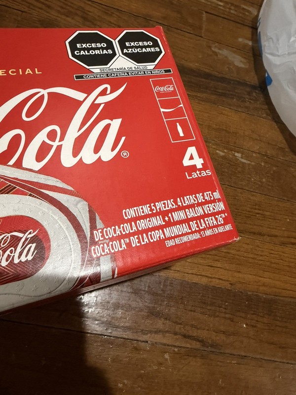 Trionda Coca Cola 4pk With One Mini Ball Special Edition World Cup Mexico gallery