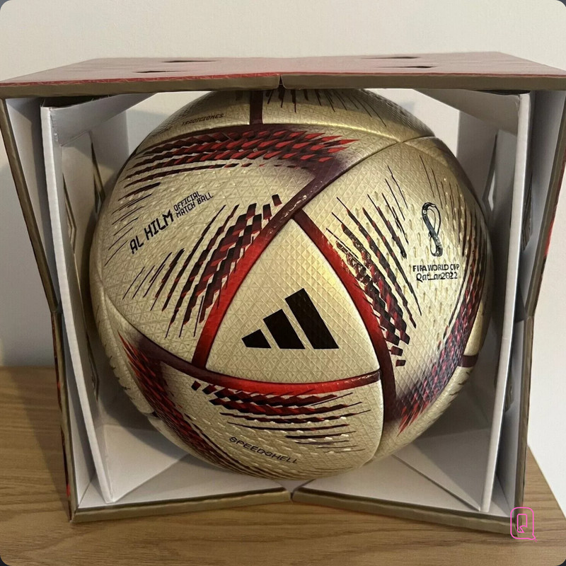 Al Hilm 2022 Qatar Official FIFA World Cup Soccer Match Ball Thermal Bond Size 5