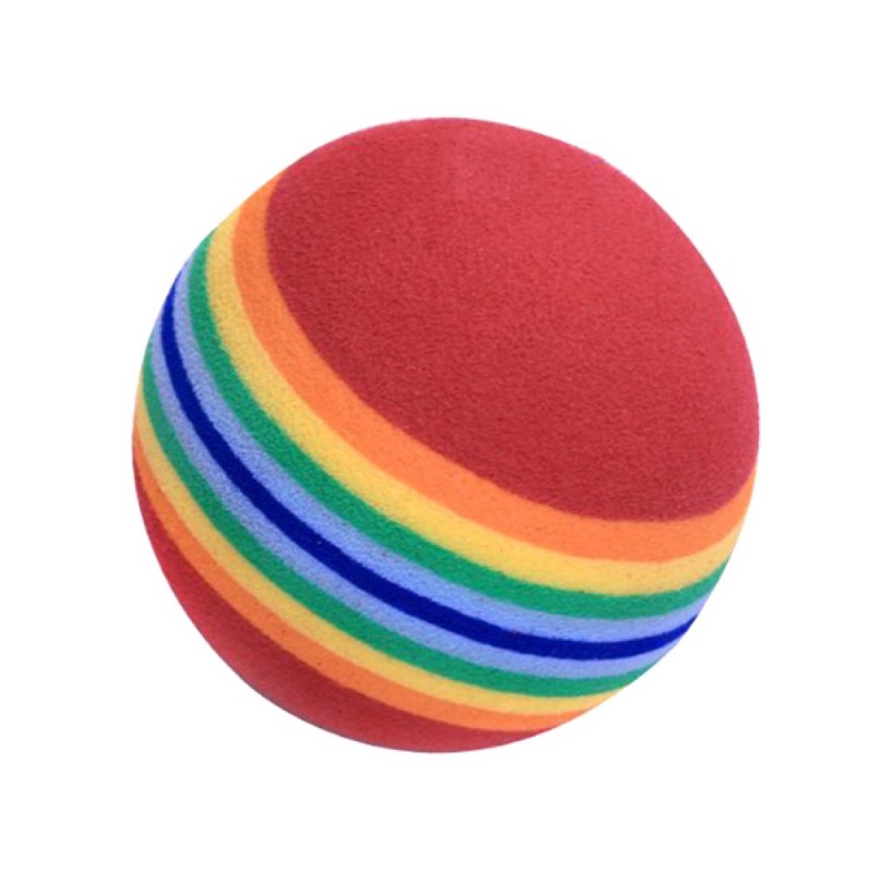 20Pcs Bright Rainbow Practice Balls for Golf Training and Fun