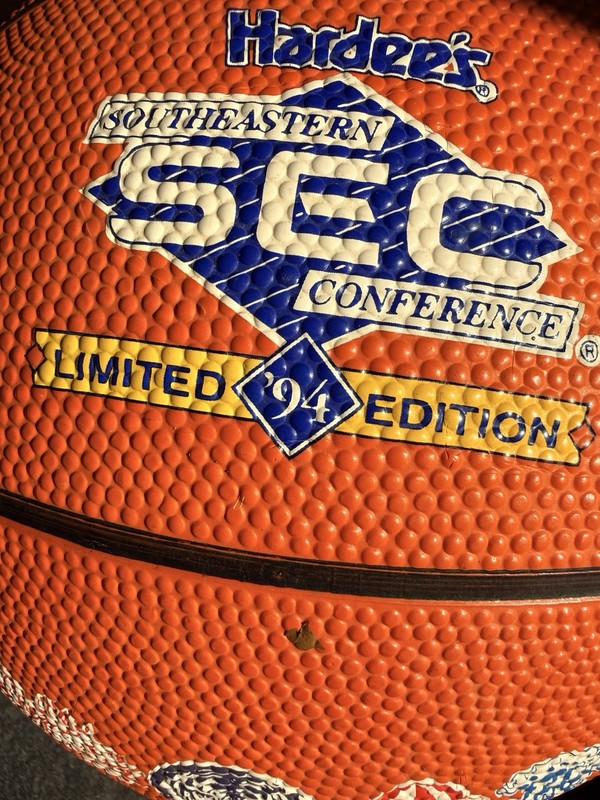 Southeastern Conference SEC LIMITED ‘94 Edition Hardees Basketball