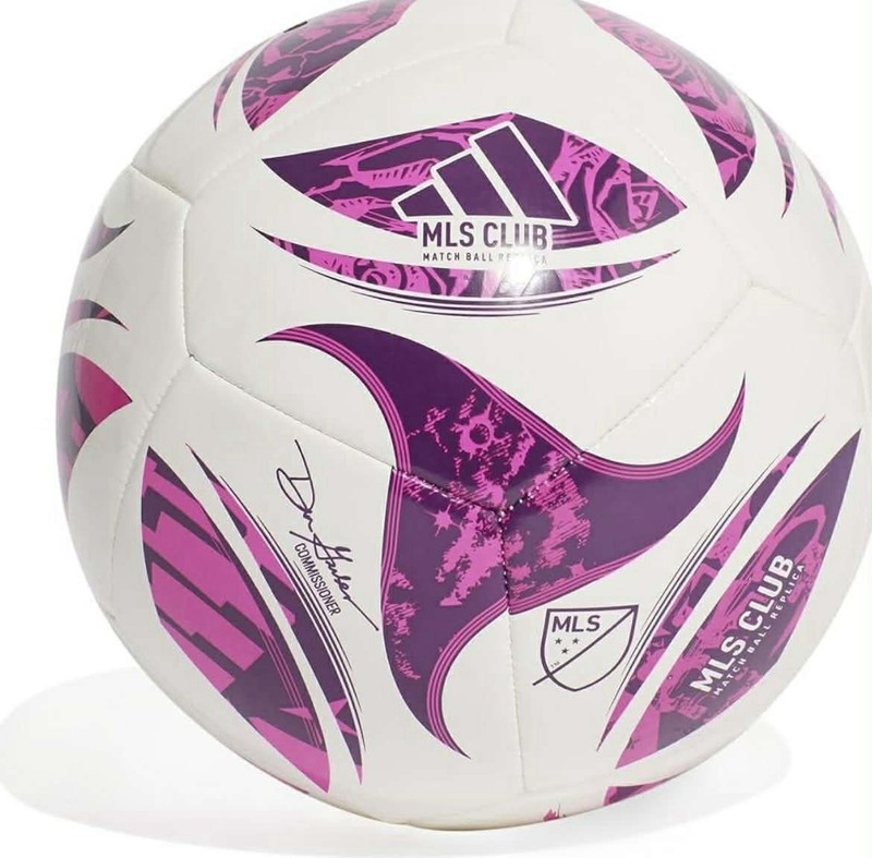 Adidas MLS Club Match Ball Replica ▪︎ Sz 4 ▪︎ 30 Year Anniversary Purple/White⬆️